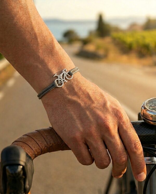 Bracelet Vélo plaqué argent