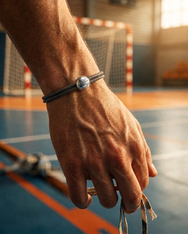 Bracelet ballon hand plaqué argent