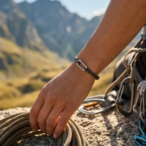 Bracelet Alpinisme BONIDAY porté au poignet